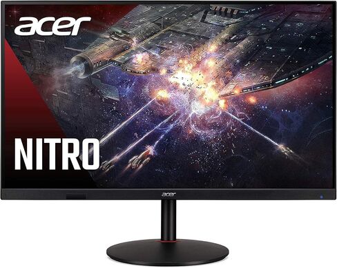 شاشة ألعاب Acer Nitro XV282K KVbmiipruzx مقاس 28 بوصة UHD (3840 x 2160) Agile-Splendor IPS | AMD FreeSync Premium | 144 هرتز | 1 مللي ثانية | TUV/Eyesafe | منفذ عرض 1.2، 2 HDMI 2.1 و4 منافذ USB، أسود in Saudi Arabia