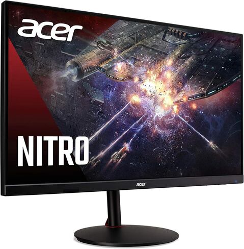 شاشة ألعاب Acer Nitro XV282K KVbmiipruzx مقاس 28 بوصة UHD (3840 x 2160) Agile-Splendor IPS | AMD FreeSync Premium | 144 هرتز | 1 مللي ثانية | TUV/Eyesafe | منفذ عرض 1.2، 2 HDMI 2.1 و4 منافذ USB، أسود in Saudi Arabia