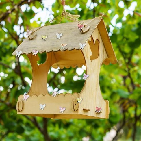 50pcs Mini Butterflies for Crafts, Miniature Tiny Dollhouse Butterflies Colorful Micro Resin Butterflies Nail Charms Landscaping Decorations for Garden Dollhouse Fairy House(Style B) in Saudi Arabia