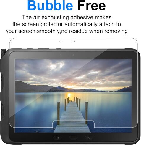 واقي شاشة زجاجي مكون من 3 قطع لجهاز Samsung Galaxy Tab Active 4 Pro/Active PRO T540 T545 (10.1 بوصة) واقي شاشة، طبقة من الزجاج المقسى / دقة عالية / صلابة 9H in Kuwait