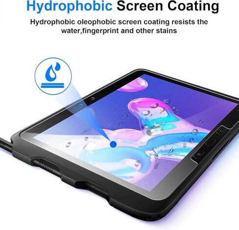 واقي شاشة زجاجي مكون من 3 قطع لجهاز Samsung Galaxy Tab Active 4 Pro/Active PRO T540 T545 (10.1 بوصة) واقي شاشة، طبقة من الزجاج المقسى / دقة عالية / صلابة 9H in Kuwait
