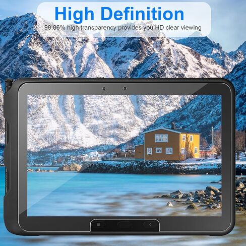 واقي شاشة زجاجي مكون من 3 قطع لجهاز Samsung Galaxy Tab Active 4 Pro/Active PRO T540 T545 (10.1 بوصة) واقي شاشة، طبقة من الزجاج المقسى / دقة عالية / صلابة 9H in Kuwait