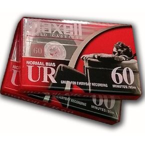 كاسيت صوت ماكسيل UR-60 - صندوق 10 قطع