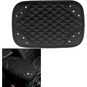 قطعة واحدة من وسادة مسند الذراع لوحدة التحكم المركزية، مقاس 11.8 بوصة × 7.6 بوصة، واقي غطاء مسند الذراع من جلد البولي يوريثان المقاوم للماء، وسادة وحدة تحكم مركزية عالمية مضادة للخدش (أسود) in Kuwait