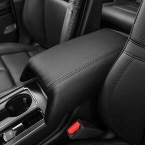 DEYTOP Center Console Cover for Lincoln Corsair 2020-2024 Car Armrest Cover for Lincoln Corsair 2023 2024 Accessories Anti-Scratch Leather Armrest Protector (Beige)