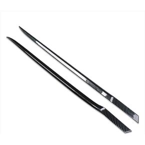 for Mazda CX-50 CX50 2024 Interior Front Door Panel Armrest Cover Trims Carbon Fiber Pattern