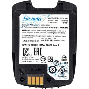 1000mAh Replacement Batteries fit for Symbol for Motorola CS4070 CS4070-SR 82-97300 82-97300-01 82-97300-02 82-97300-03 BTRY-CS40EAB00-04 Scanner