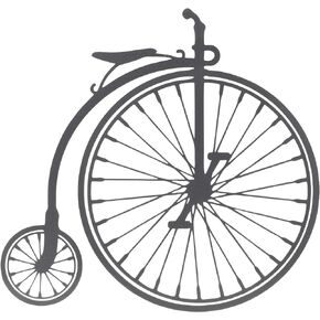 HOMSFOU Retro Bicycle Wall Art Decor Metal Bike Wall Art Iron Antique Style Bicycle Wall Decor High Wheel Bicycle Wall Hanging Wall Pendant Cycling Room Sign for Home Gym Decor
