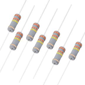 uxcell 50Pcs 330K Ohm Resistor, 2W 5% Tolerance Carbon Film Resistors, 4 Bands for DIY Electronic Projects and Experiments