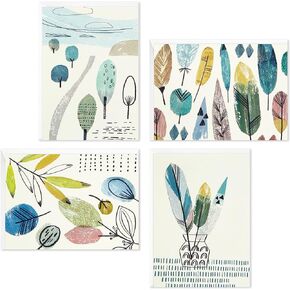 Hallmark Blank Cards Assortment, Nature Prints (48 Cards with Envelopes)