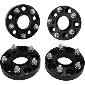 مجموعة فاصل عجلات مركزية مكونة من 4-5 عروة بسمك 1 بوصة وسمك 25 مم محور مركزي 5 × 114.3 مم - متوافقة مع سيارات نيسان وإنفينيتي - 350Z، 370Z. ألتيما، ماكسيما، باثفايندر، روج، سينترا، G35، JX35، FX35 in Kuwait