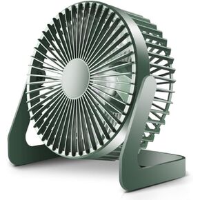 Chchmu USB Fan 5in Mini USB Desk Table Fan Personal Quiet Fan Portable Desktop Cooling Fan Dormitory Small Fan Powered by USB PC Netbook for Camping Home Office Outdoor Travel, Strong Wind, Black in Kuwait