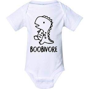 Boobivore Baby Bodysuit Funny Gift Baby Shower