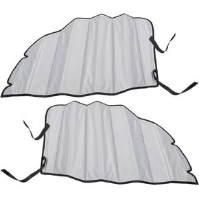 labwork 1 Pair Insulated Blackout Front Door Covers Replacement for 2007-2018 Mercedes-Benz VS30 Gray
