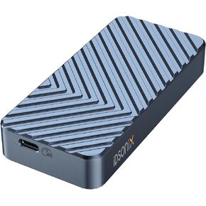 iDsonix 40Gbps M.2 NVMe SSD Enclosure - NVMe Enclosure 40Gbps Screw Installation, 40Gbps NVMe Enclosure Aluminum Alloy Heat Dissipation, Support 2280 M Key PCIe, Compatible with USB 4/Thunderbolt 3/4