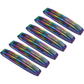 PATIKIL Racket Overgrip with Damping Ridges, PU Grip Tapes Non-Slip Absorbent for Tennis Badminton Fishing Rod