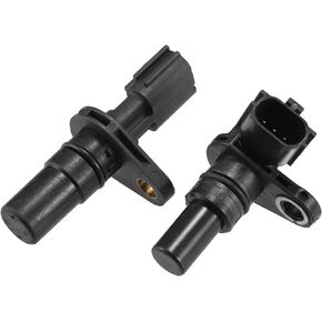 Motoforti Automatic Transmission Input Speed Sensor, Vehicle Speed Sensor, for Nissan Altima 2007-2022, Plastic, No.319351XF00/319351XF01, Black, 2pcs