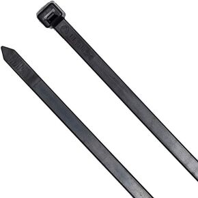 60-inch UV Resistant Black Multi-Purpose Cable Tie, 175-lb Tensile Strength, UL 21S Listed, 25-Pack