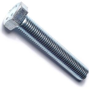 014973277666 Full Thread Hex Tap Bolts, 16mm-2.00 x 90mm, Piece-2, zinc