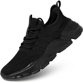 Mens Slip on Walking Shoes Non Slip Breathable Lightweight Sneakers Athletic Tennis Running Shoes for Gym Travel Jogging