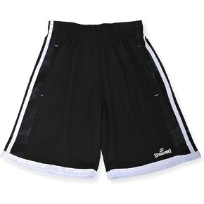 شورت كرة السلة الرياضي Spalding Boys Jab Camo Performance، أسود in Kuwait
