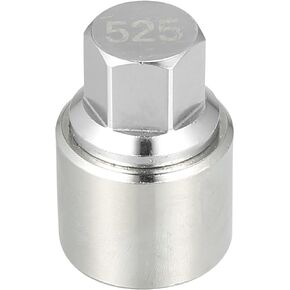 X AUTOHAUX 525 Car Wheel Lock Lug Nut Anti Theft Lug Nut Screw Removal Socket Key Wheel Lock for VW Touareg Phaeton Tiguan