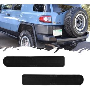 For 2007 2008 2009 2010 2011 2012 2013 2014 Toyota FJ Cruiser Rear Bumper Tail Light Brake lights Red Lens 3 in 1 LED