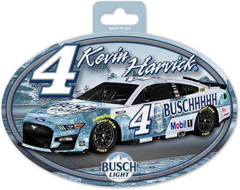Rico Industries NASCAR Racing Colored Oval Sticker in Saudi Arabia