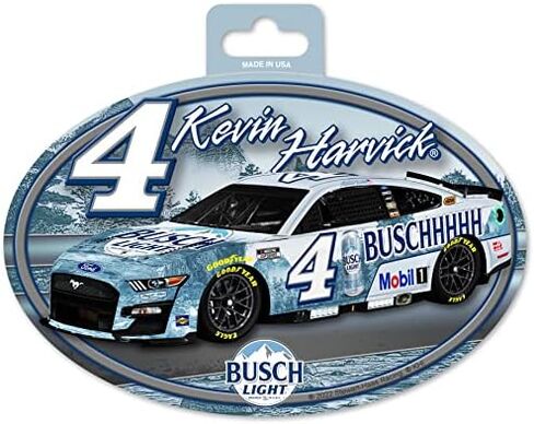 Rico Industries NASCAR Racing Colored Oval Sticker in Saudi Arabia