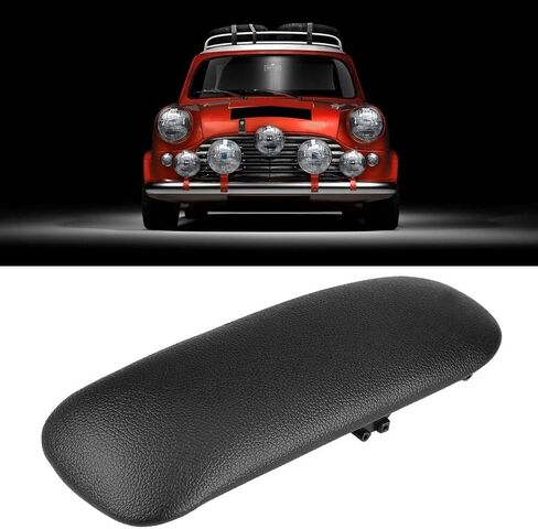 for 2008 for Mini Cooper s armrest Center Console Armrest Cover Auto Center Console Armrest for Seat Box Cover Artificial Leather Center Console Armrest Lid Cover Pad for Mini in Saudi Arabia