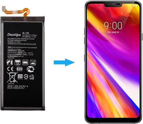 Duotipa BL-T34 Battery Compatible with LG V30 H930 H932 LS998 H933 H931 with Repair Tool Kit in Kuwait