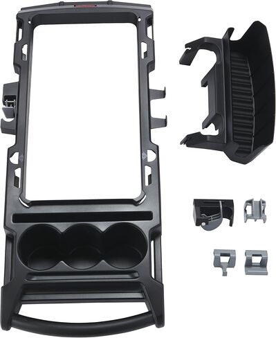Rubbermaid Commercial Products Slim Jim Rim Caddy Kit + 23-Gallon Container Trash Can/Utility Cart, Black, Janitorial/Housekeeping Cart for Office/School/Hospital/Public Facility in Saudi Arabia