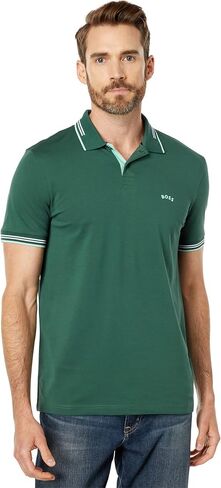 BOSS Paul Curved Polo مقاس متوسط ​​أخضر SM in Saudi Arabia