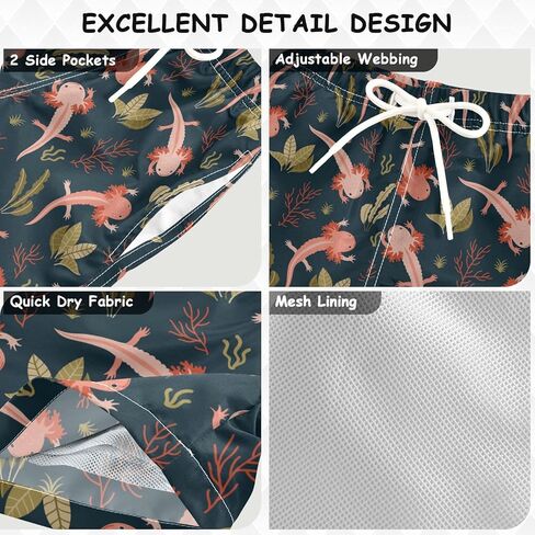 Boys' Board Shorts Cute Toddler Swim Trunk Girls Beach Swimwear Bathing Suit in Kuwait