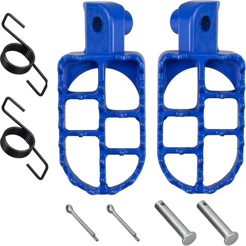 Foot Pegs Footrests Replacement Parts Fits for Yamaha PW50 PW80 TW200 Honda XR50R CRF50 CRF70 CRF80 CRF100F Pit Dirt Bike Motorcycle. (Black) in Saudi Arabia