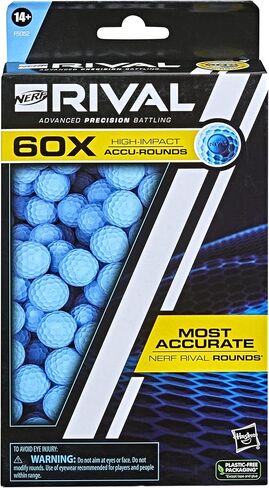 NERF Rival 60 Accu-Round Refill,Multicolor,F5052 in Saudi Arabia