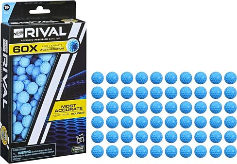 NERF Rival 60 Accu-Round Refill,Multicolor,F5052 in Saudi Arabia