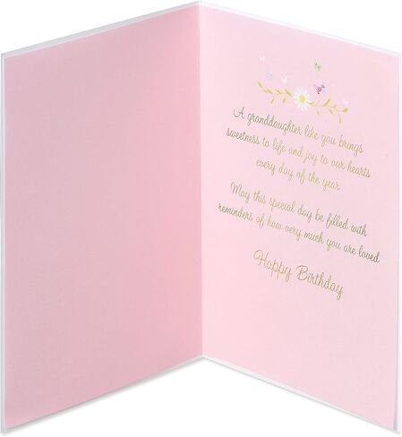 Papyrus Birthday Card for Granddaughter (Brings Sweetness to Life) in Saudi Arabia
