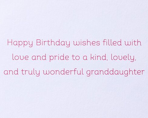 Papyrus Birthday Card for Granddaughter (Brings Sweetness to Life) in Saudi Arabia