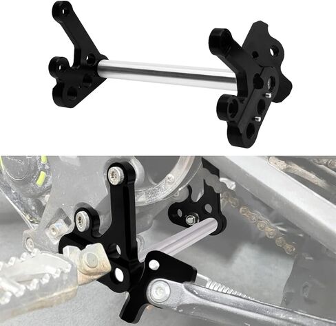 Motorcycle Foot Rest Brackets, Reinforced CNC Billet Aluminum Foot Peg Pedal Bracket Kit & Foot Support Rod for Sur-Ron Light Bee Segway (Red) in Kuwait