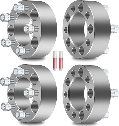 ECCPP 4X 5 Lug 5x114.3 Wheel Spacer 2" 5x4.5 to 5x4.5 82.5mm Bolt On 1/2"x20 fit for Mustang Ranger Crown Victoria Explorer for Cherokee Wrangler for Grand Marquis in Saudi Arabia