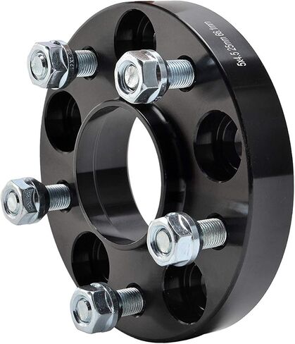 مجموعة فاصل عجلات مركزية مكونة من 4-5 عروة بسمك 1 بوصة وسمك 25 مم محور مركزي 5 × 114.3 مم - متوافقة مع سيارات نيسان وإنفينيتي - 350Z، 370Z. ألتيما، ماكسيما، باثفايندر، روج، سينترا، G35، JX35، FX35 in Kuwait