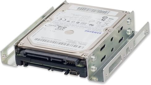 محول دعامة تثبيت SSD مزدوج مقاس 2.5 بوصة من Syba لمحرك الأقراص مقاس 3.5 بوصة (SY-ACC25016) in Kuwait