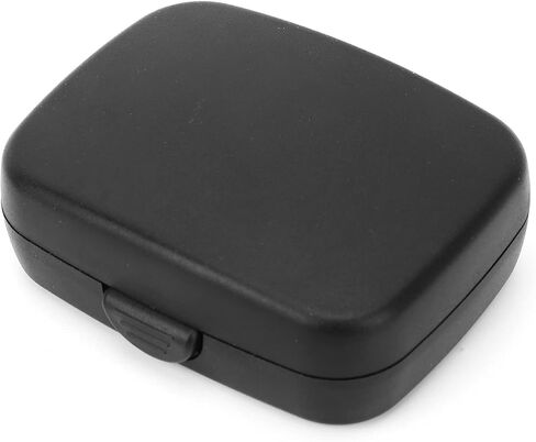 Hard Case, Portable Protective Case for Behind The Ear, in The Ear, All in The Canal Hearing Aids (Black), Waterproof and in Saudi Arabia