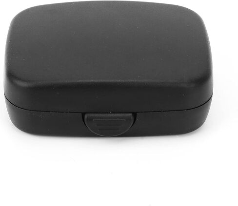 Hard Case, Portable Protective Case for Behind The Ear, in The Ear, All in The Canal Hearing Aids (Black), Waterproof and in Saudi Arabia