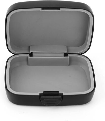 Hard Case, Portable Protective Case for Behind The Ear, in The Ear, All in The Canal Hearing Aids (Black), Waterproof and in Saudi Arabia