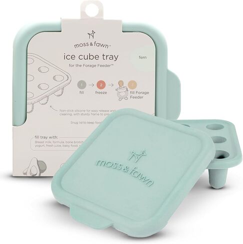 Ice Cube Tray, Forage Feeder Freezer Mold for Breast Milk, Formula, Bone Broth, Purees, and Baby Food - Bloom in Saudi Arabia