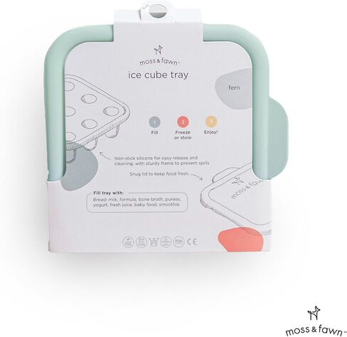 Ice Cube Tray, Forage Feeder Freezer Mold for Breast Milk, Formula, Bone Broth, Purees, and Baby Food - Bloom in Saudi Arabia