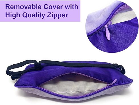 Weighted Eye Mask for Sleeping - Lavender Eye Pillow for Yoga, Meditation, Relaxation Headache, Migraine, Sinus Pain Relief in Saudi Arabia