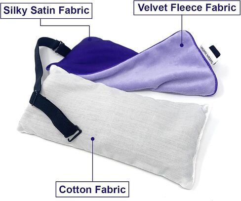 Weighted Eye Mask for Sleeping - Lavender Eye Pillow for Yoga, Meditation, Relaxation Headache, Migraine, Sinus Pain Relief in Saudi Arabia